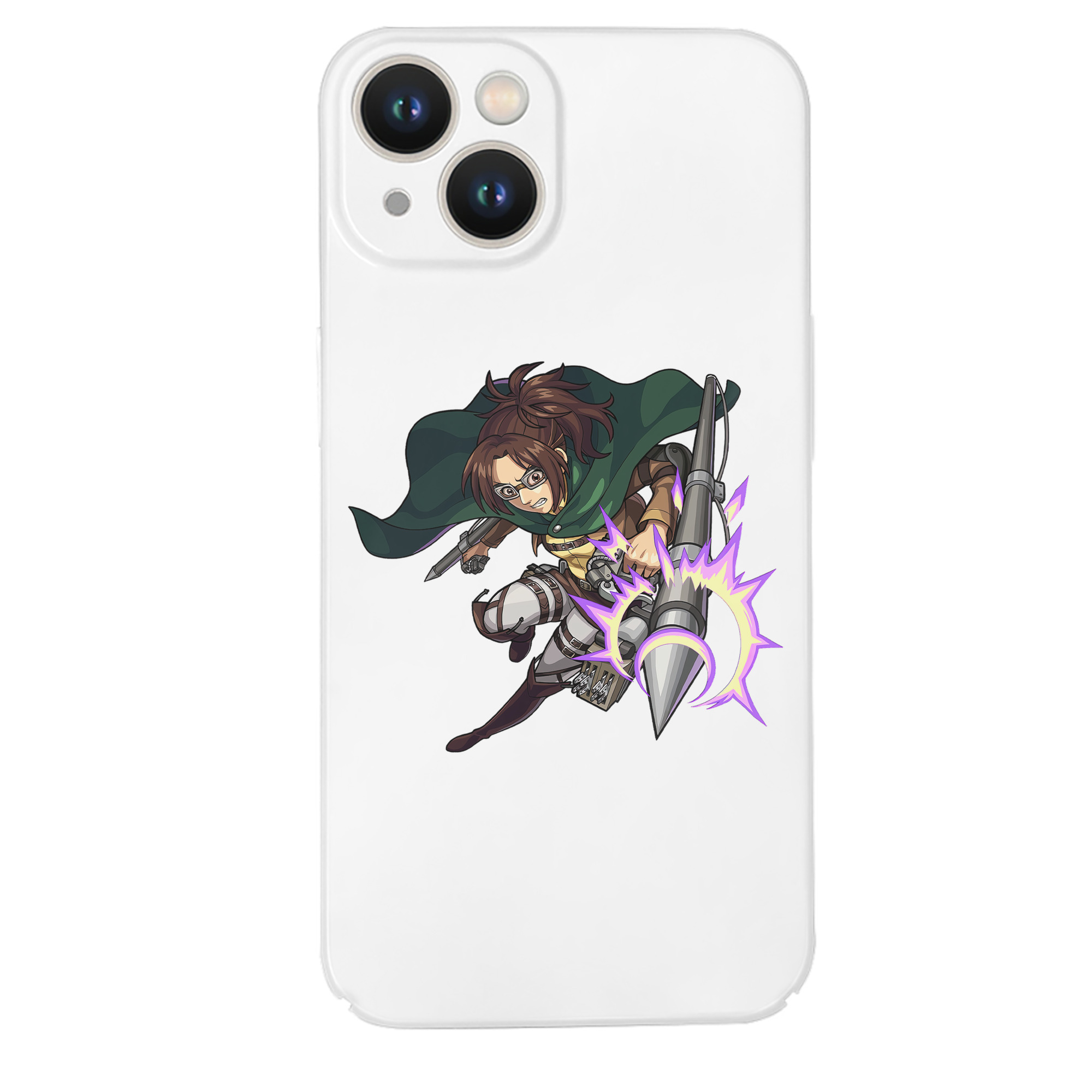 （画像用） 進撃の巨人 ハンジ·ゾエ Attack on Titan Hanji Zoe 【iPhone 14シリーズ対応】ハードケース